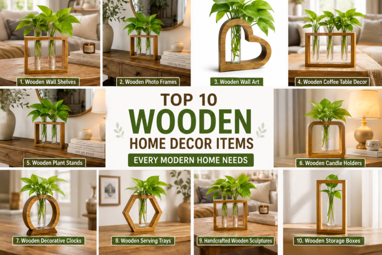 Wooden Home Decor Items